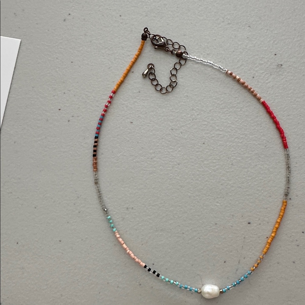 Handmade Choker w Pearl